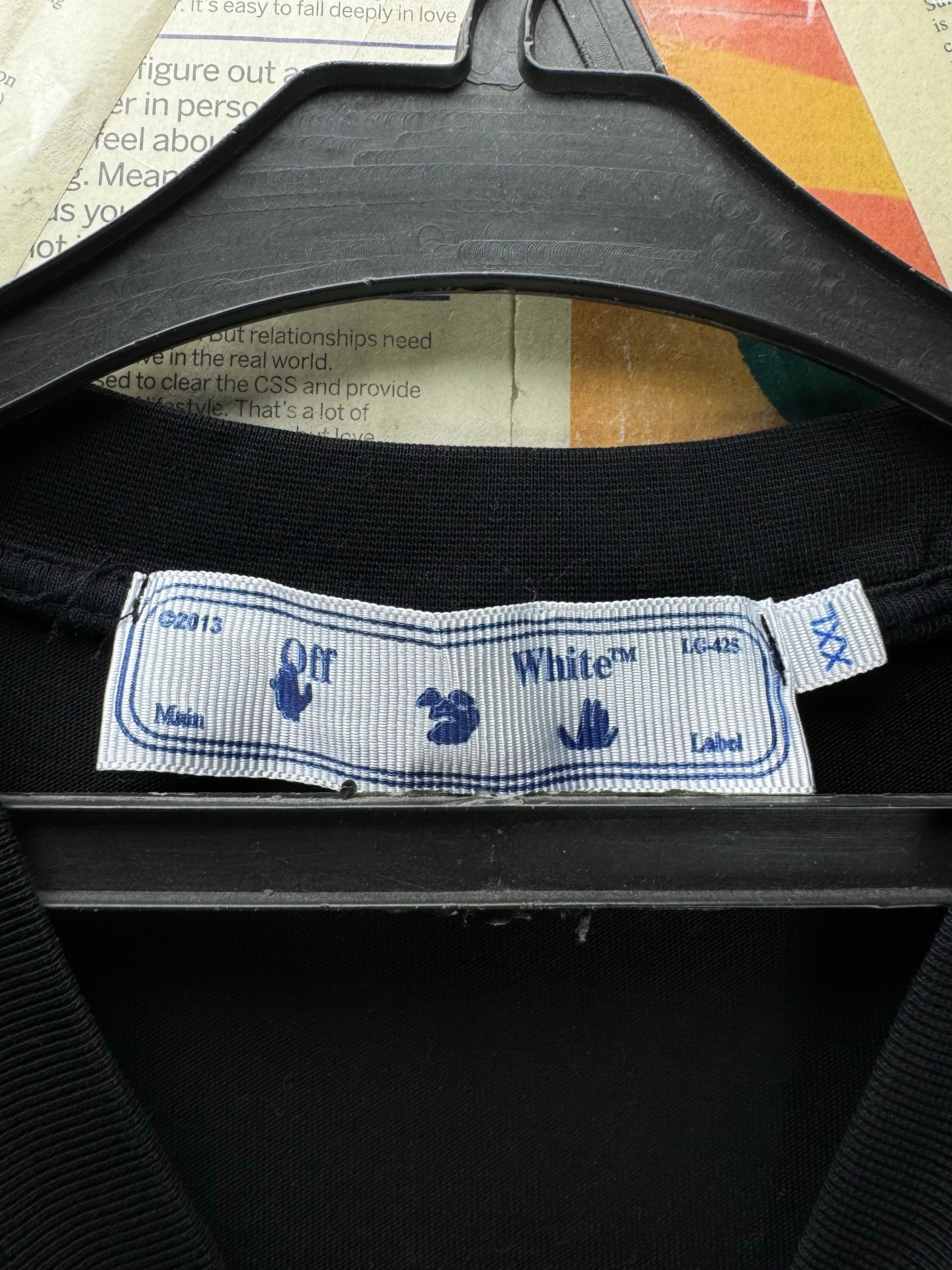 Off - White® Medium | Chest: 22.5" | Black | T-Shirts | Cotton | 4901 - Genuine Maal