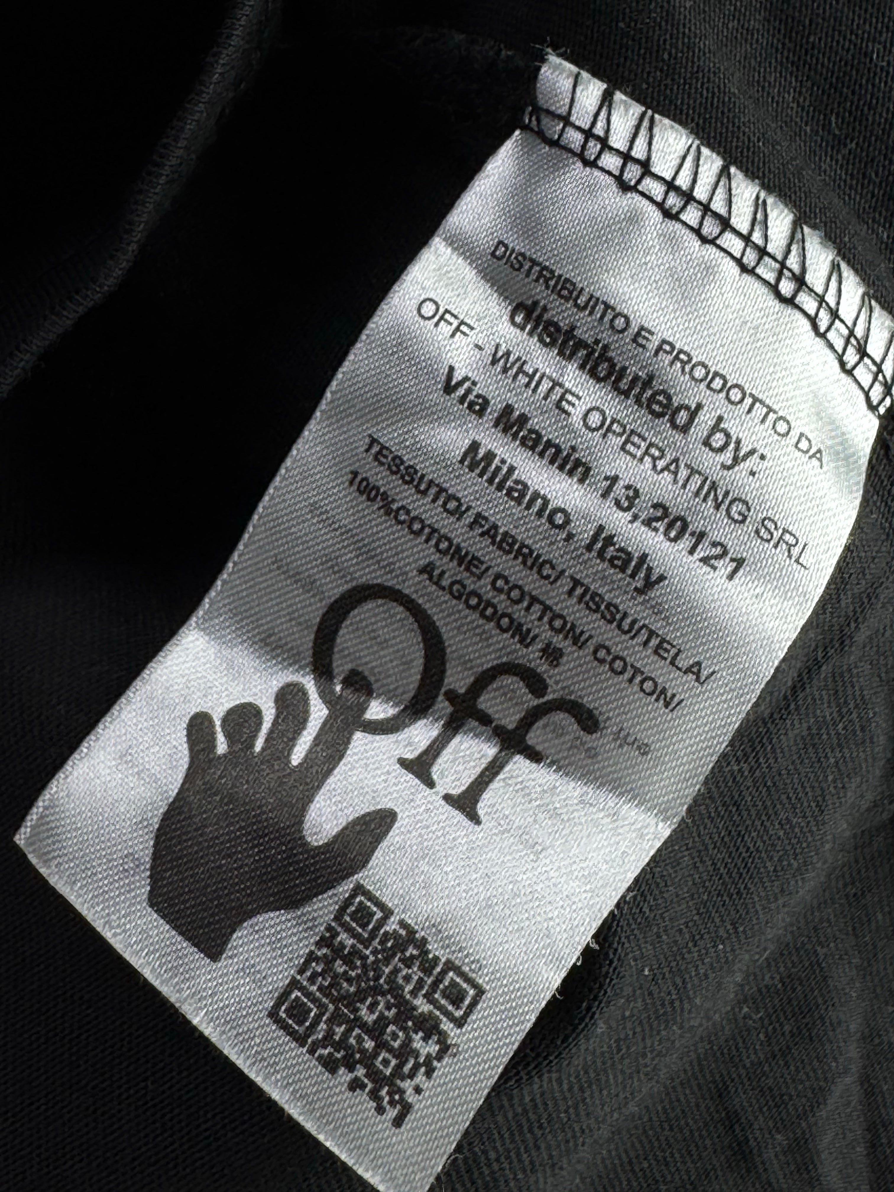 Off - White® Medium | Chest: 22.5" | Black | T-Shirts | Cotton | 4901 - Genuine Maal