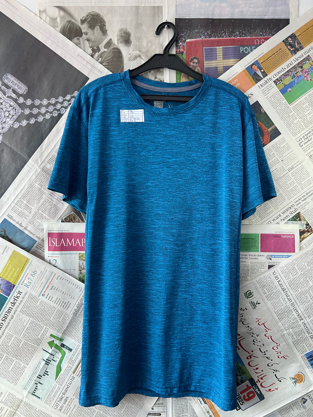 ACTIVE & Co.® Blue | Large | Chest: 23" | T46 - Genuine Maal