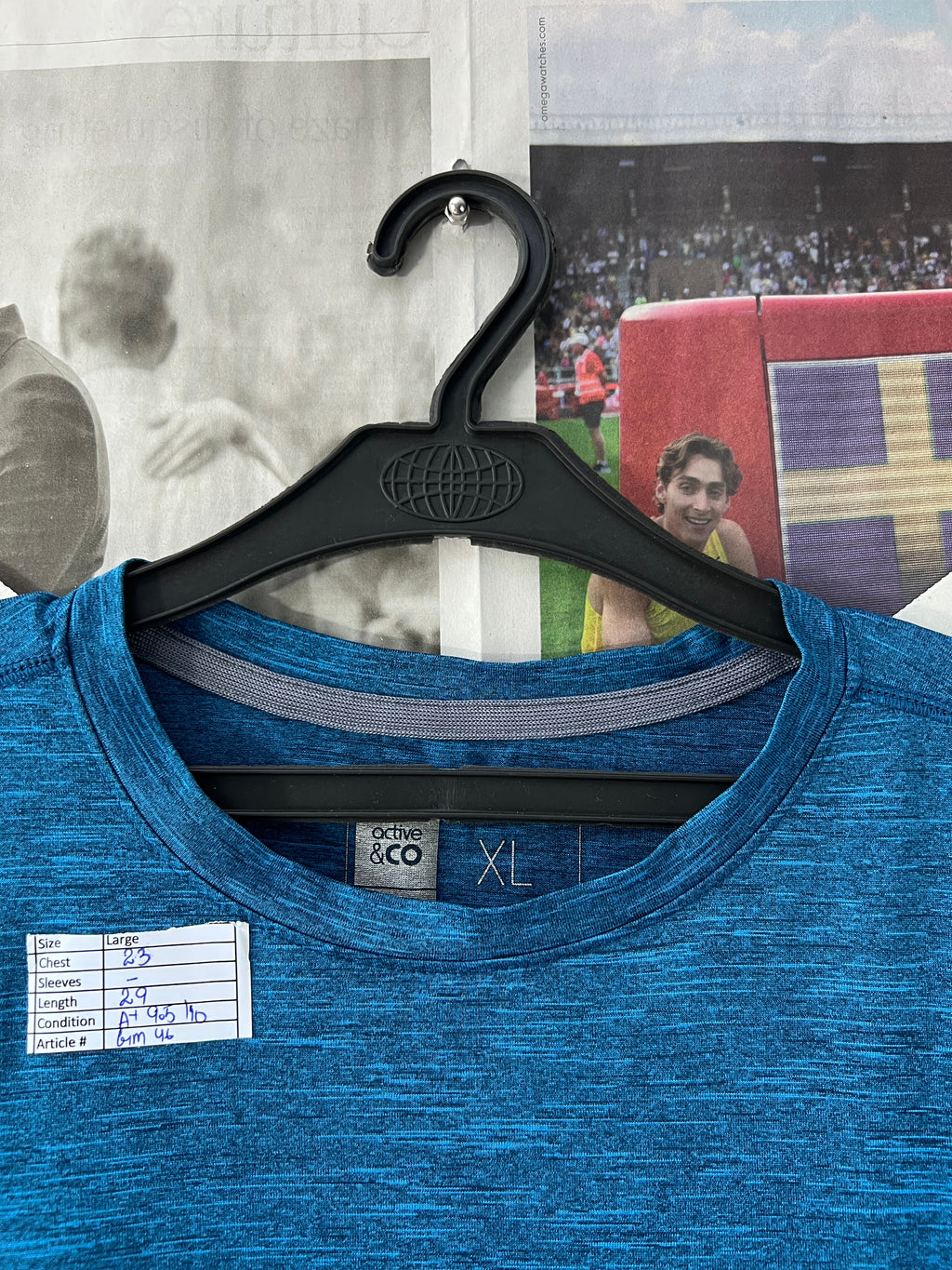 ACTIVE & Co.® Blue | Large | Chest: 23" | T46 - Genuine Maal