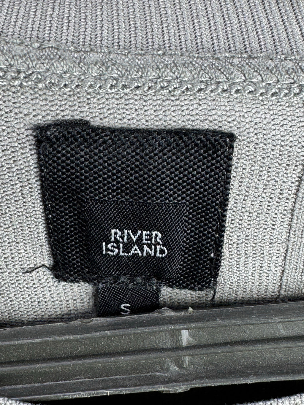 River Island® XS | Chest: 15.5" | Biege | Stretch T-Shirt | Polyamide | 3750 - Genuine Maal