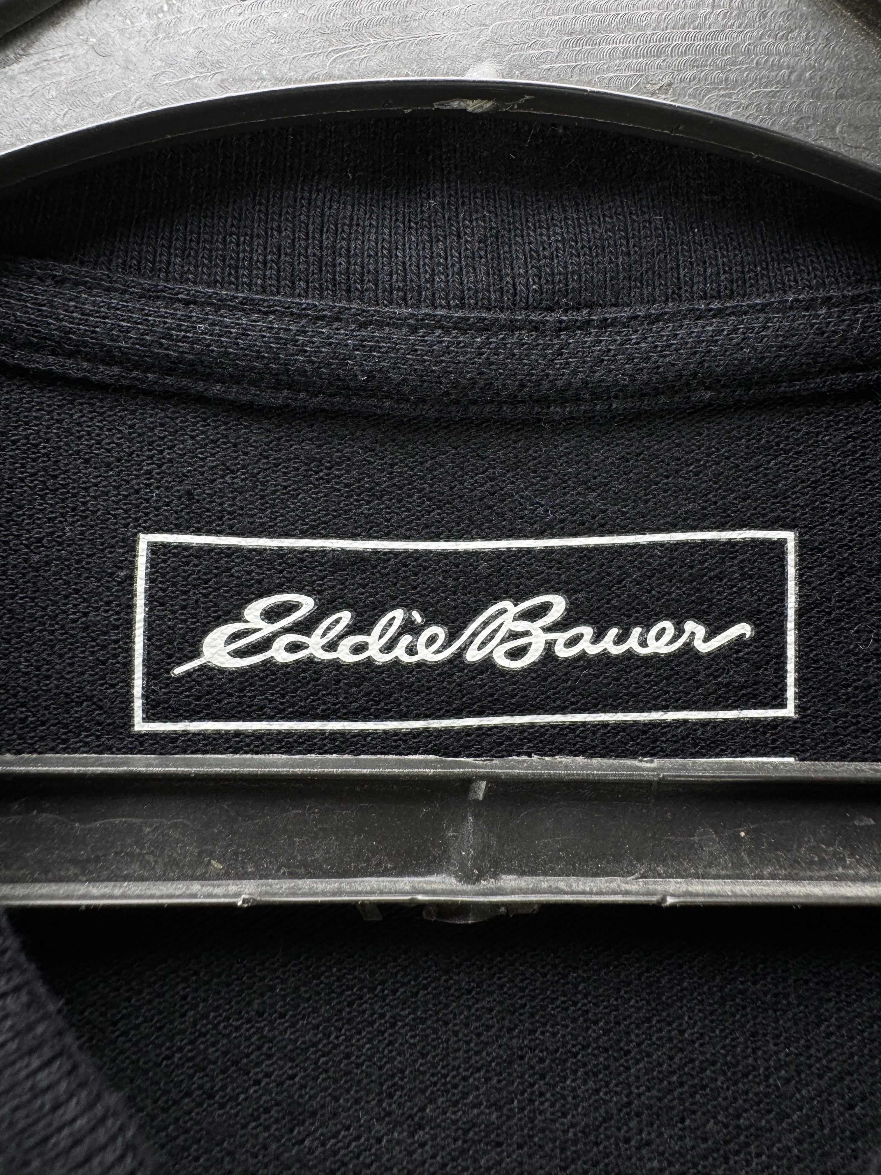 Eddie Bauer® Medium | Chest: 21.5" | Black | Polo Shirts | Cotton | 4907 - Genuine Maal