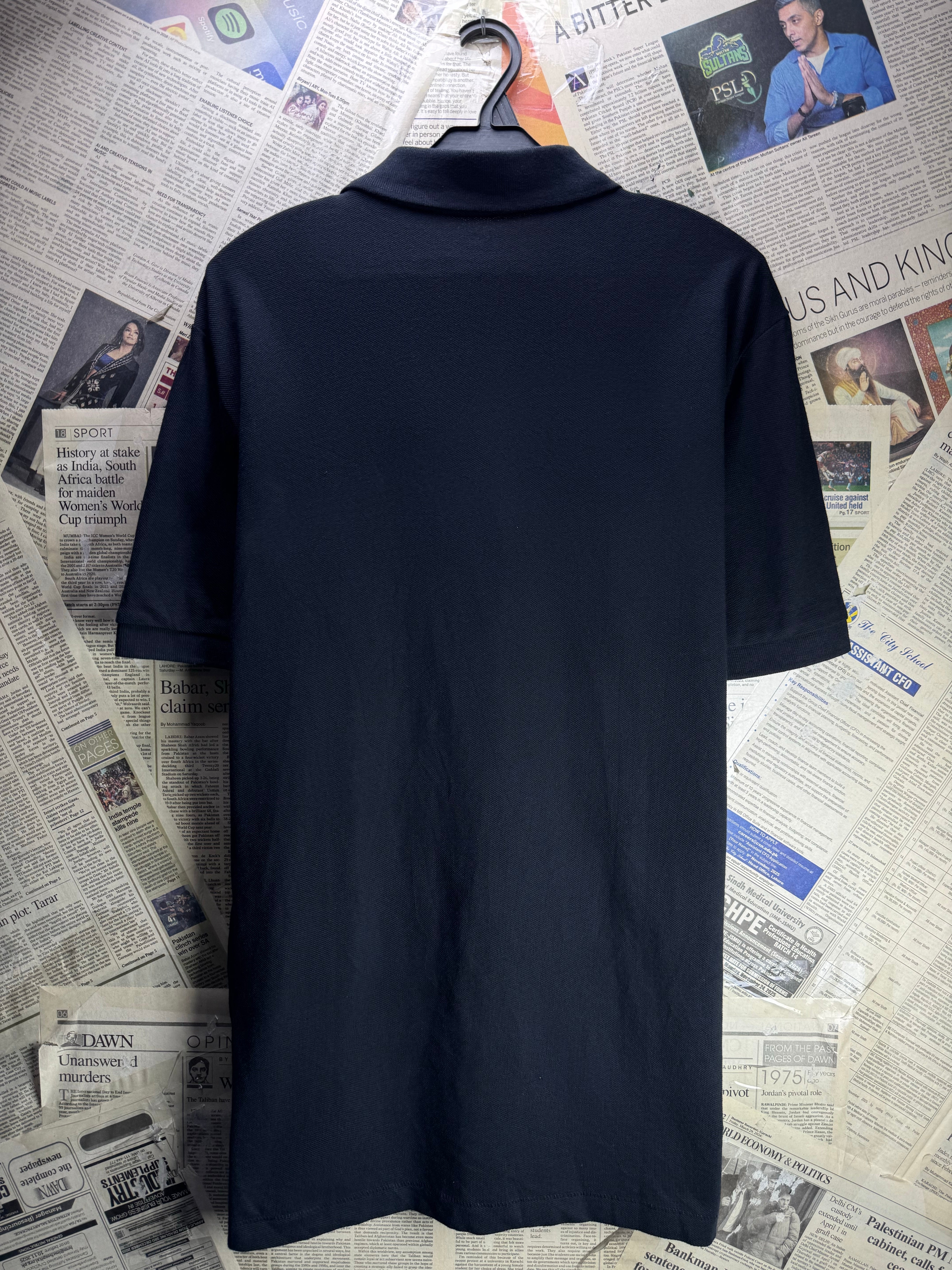 Eddie Bauer® Medium | Chest: 21.5" | Black | Polo Shirts | Cotton | 4907 - Genuine Maal