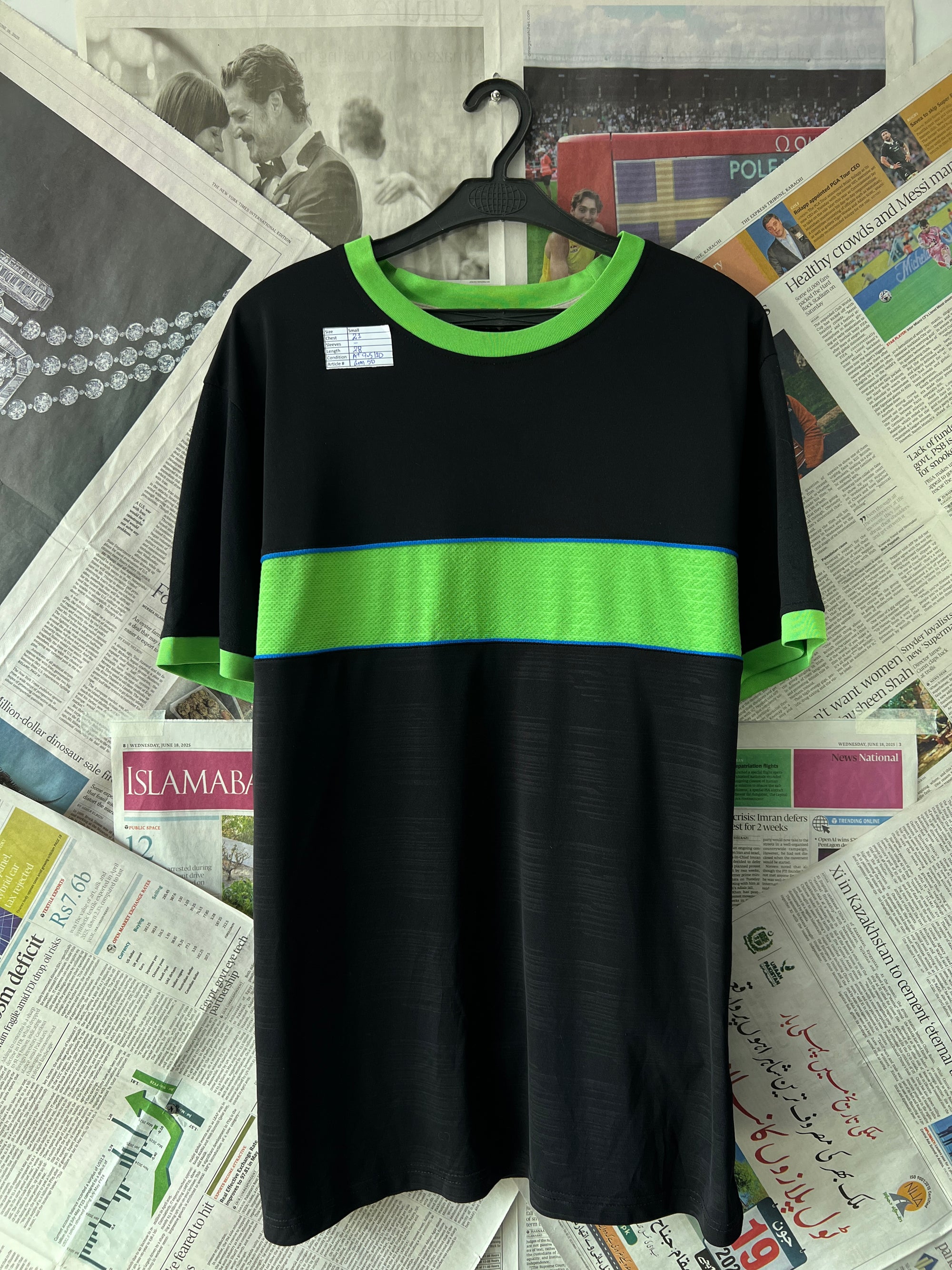 Black | Small | Chest: 21" | T50 - Genuine Maal