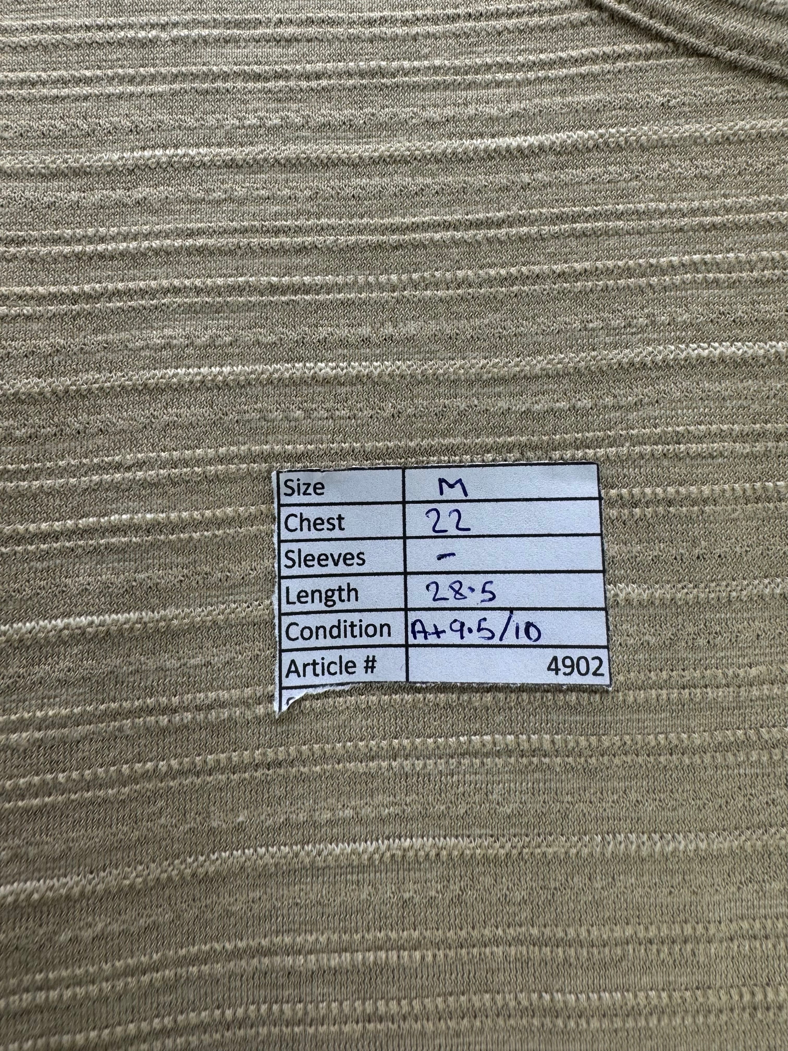 Primark® Medium | Chest: 22" | Tan | T-Shirts | Poly - Cotton | 4902 - Genuine Maal