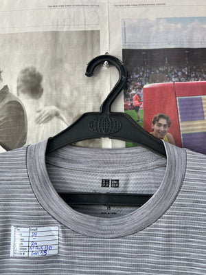 UNIQLO® Grey | XS | Chest: 18" | T53 - Genuine Maal