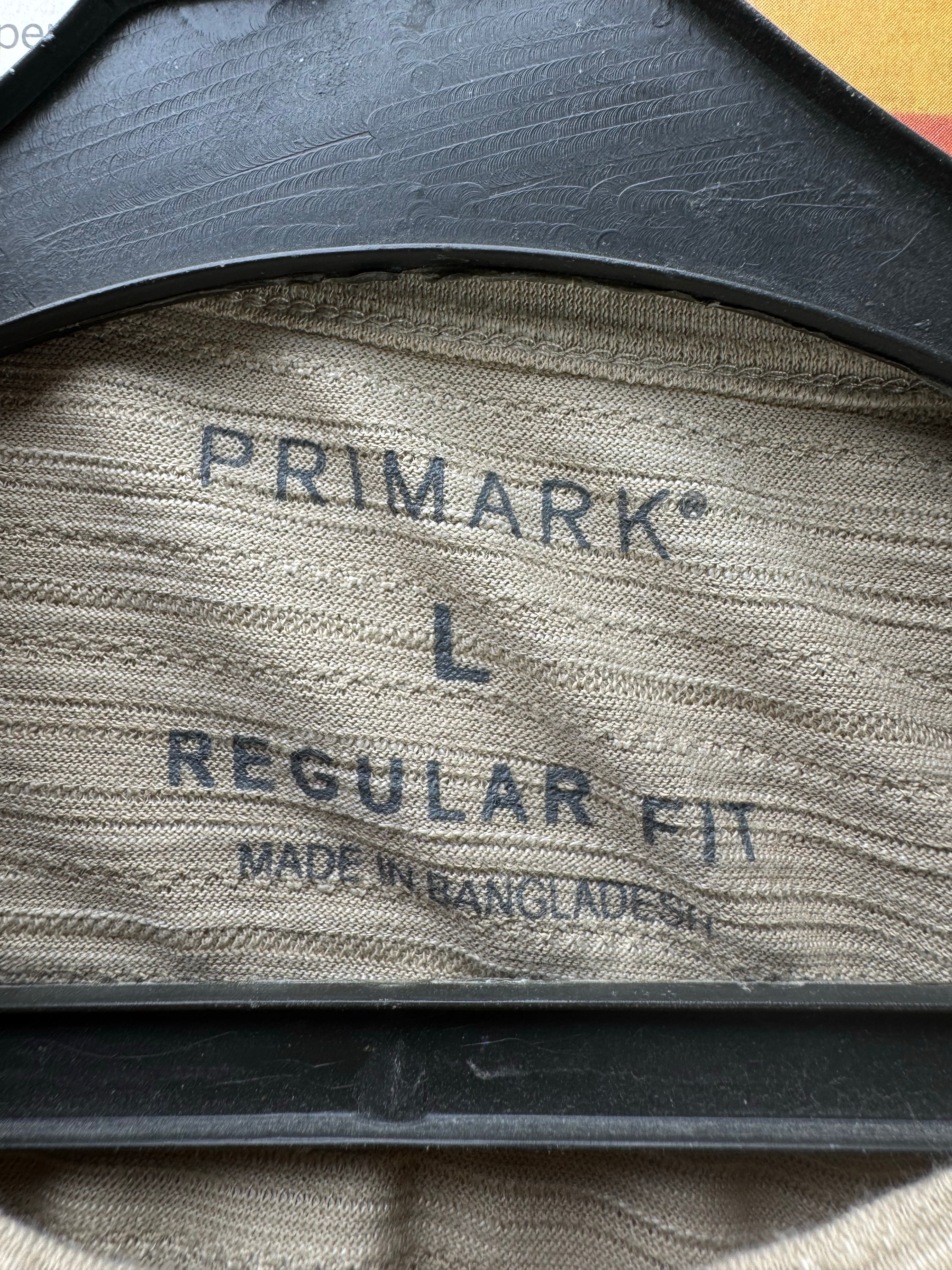 Primark® Medium | Chest: 22" | Tan | T-Shirts | Poly - Cotton | 4902 - Genuine Maal