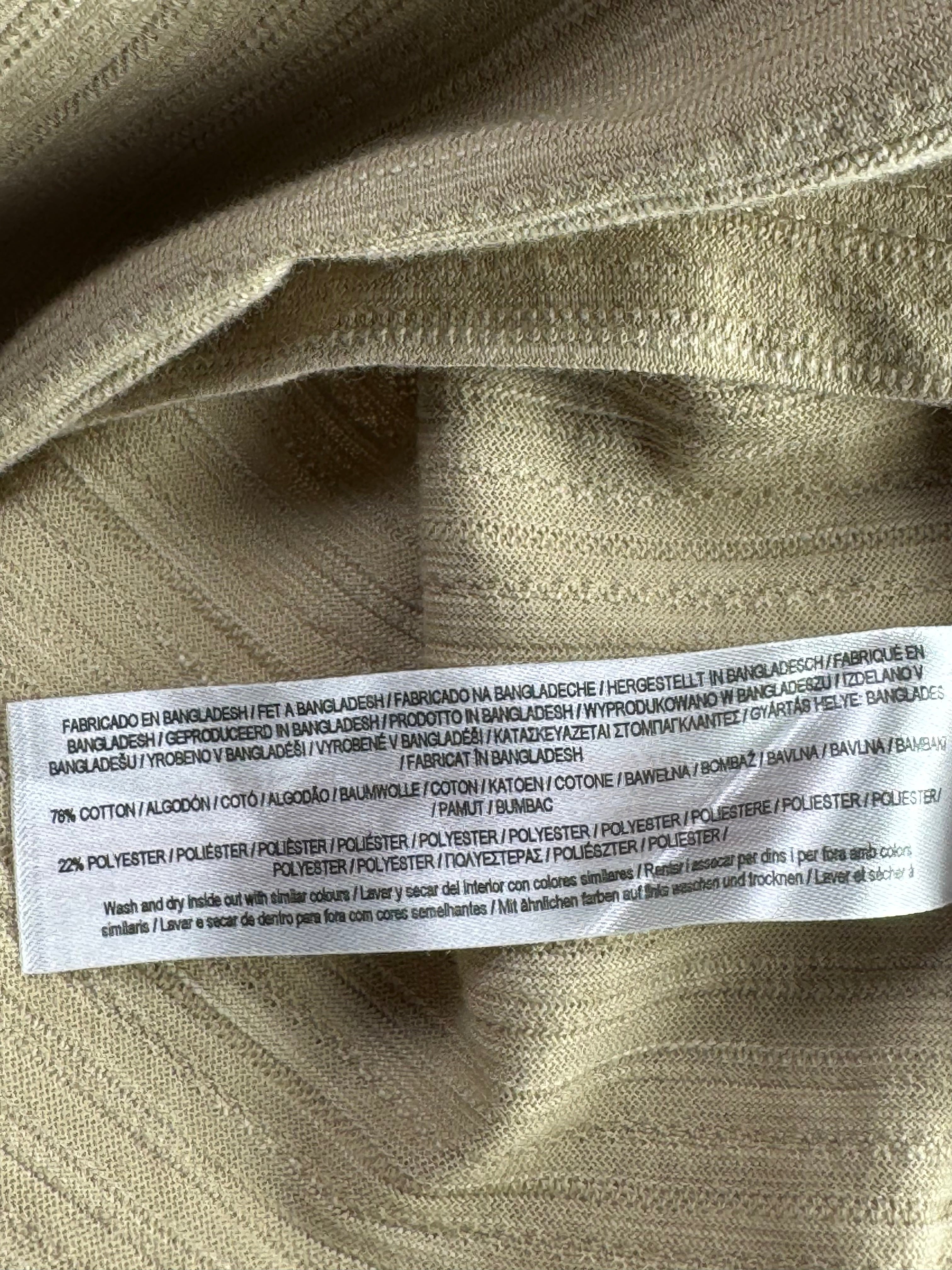 Primark® Medium | Chest: 22" | Tan | T-Shirts | Poly - Cotton | 4902 - Genuine Maal