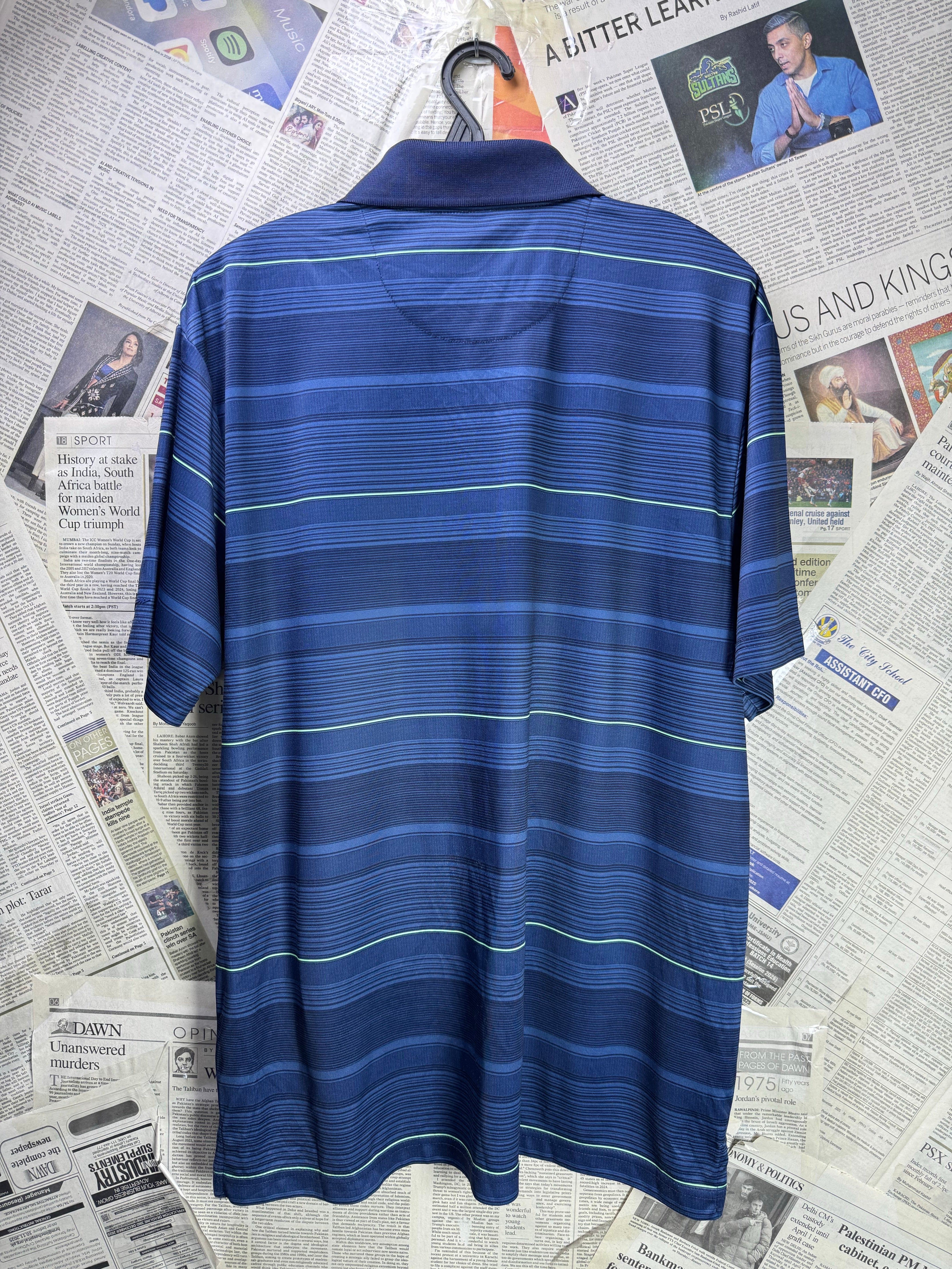 Ben Hogan® Medium | Chest: 21.5" | Blue | Golf Polo | Poly | 3774 - Genuine Maal