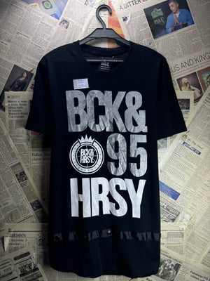 BCK&HRSY.® Small | Chest: 19.5" | Black | T-Shirt | Cotton | 4927 - Genuine Maal