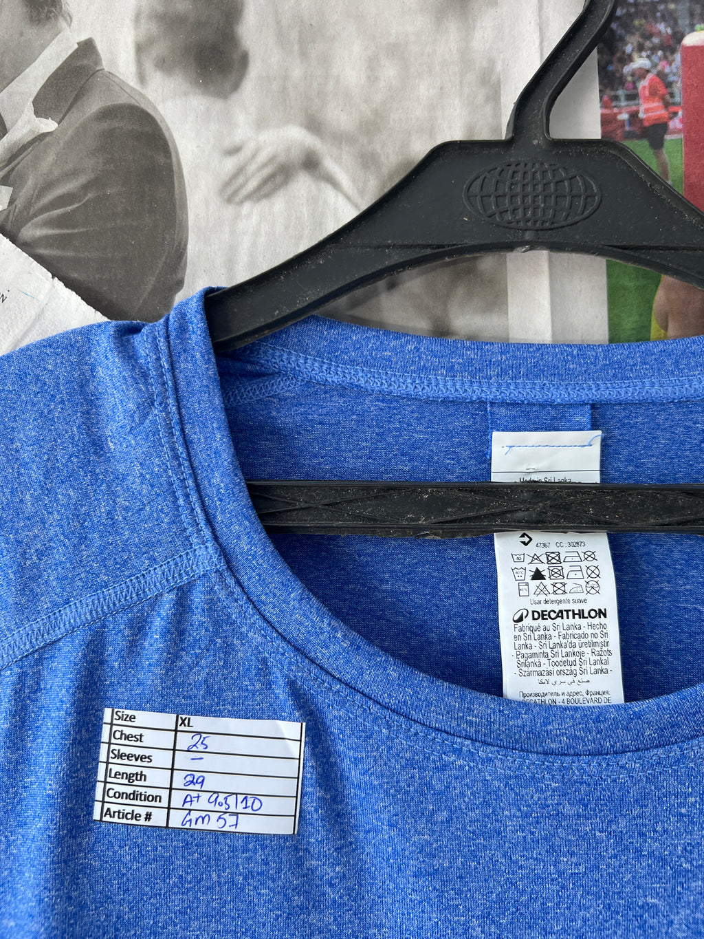 DECATHLON® Blue | XL | Chest: 25" | T57 - Genuine Maal