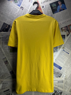 Primark® Small | Chest: 19" | Yellow | T-Shirt | Cotton - Elastane | 4910 - Genuine Maal