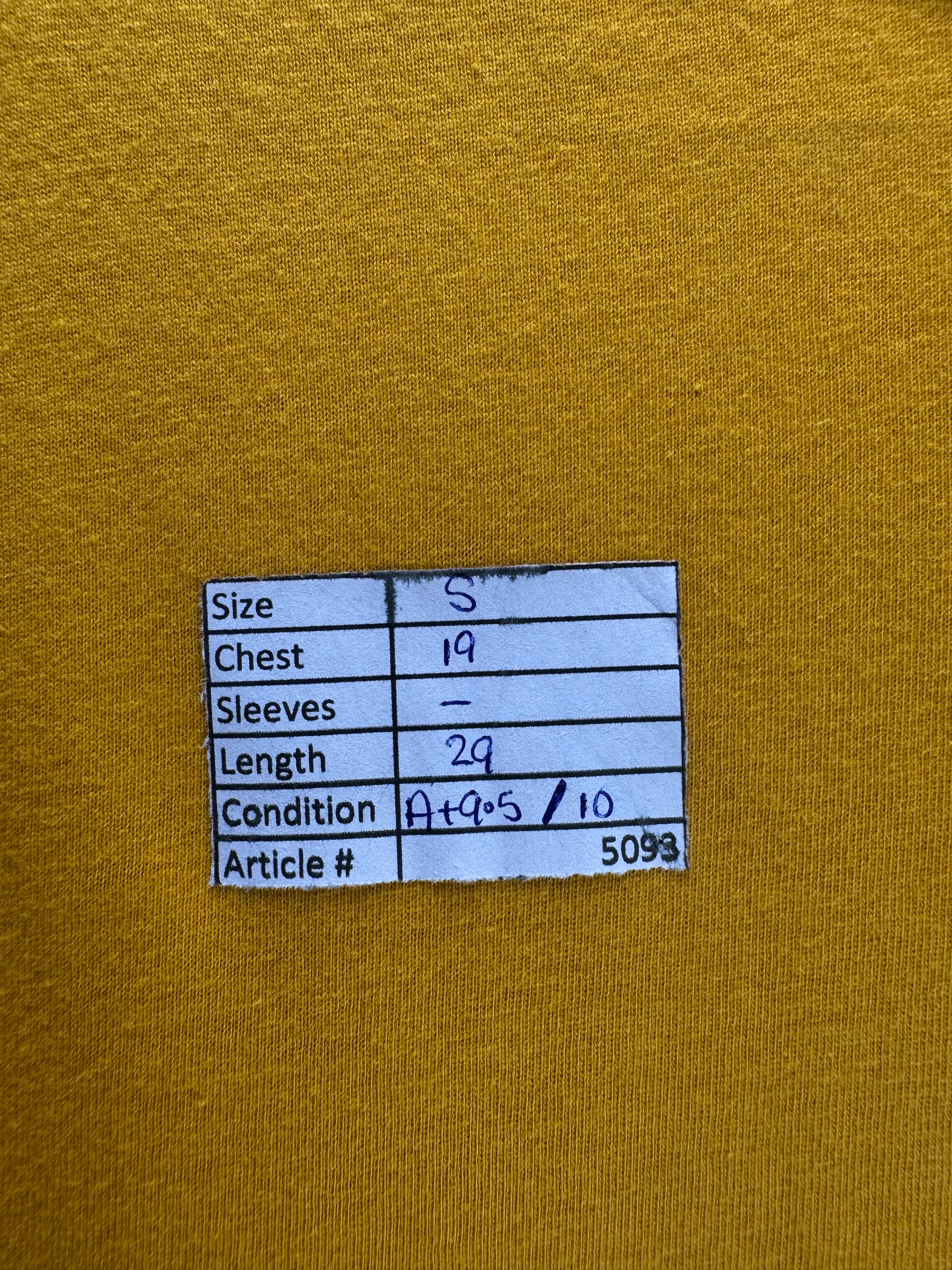 Easy® Small | Chest: 19" | Yellow | T-Shirt | Cotton | 5098 - Genuine Maal