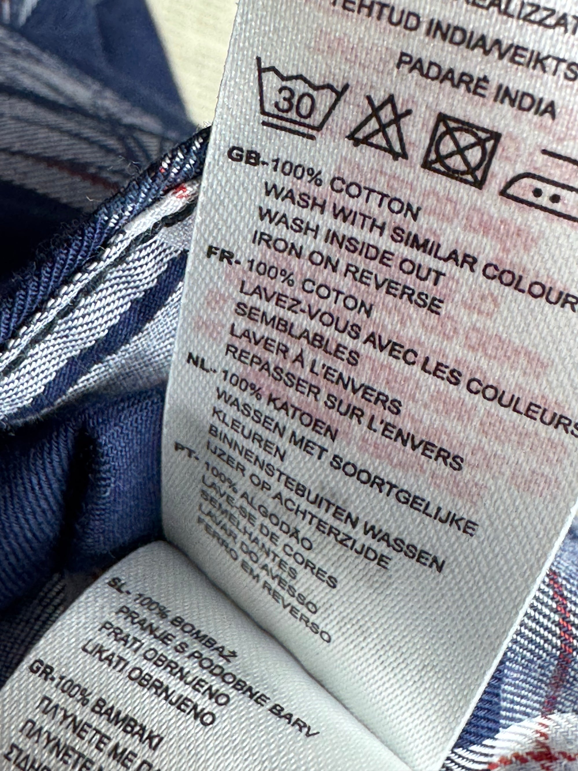 Kangol® Medium | Chest: 21.5" | Blue Floral Plaid | Shirt | Cotton | 3773 - Genuine Maal