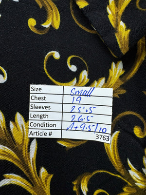 H&M® Small | Chest: 19" | Floral | Shirt | Viscose | 3763 - Genuine Maal
