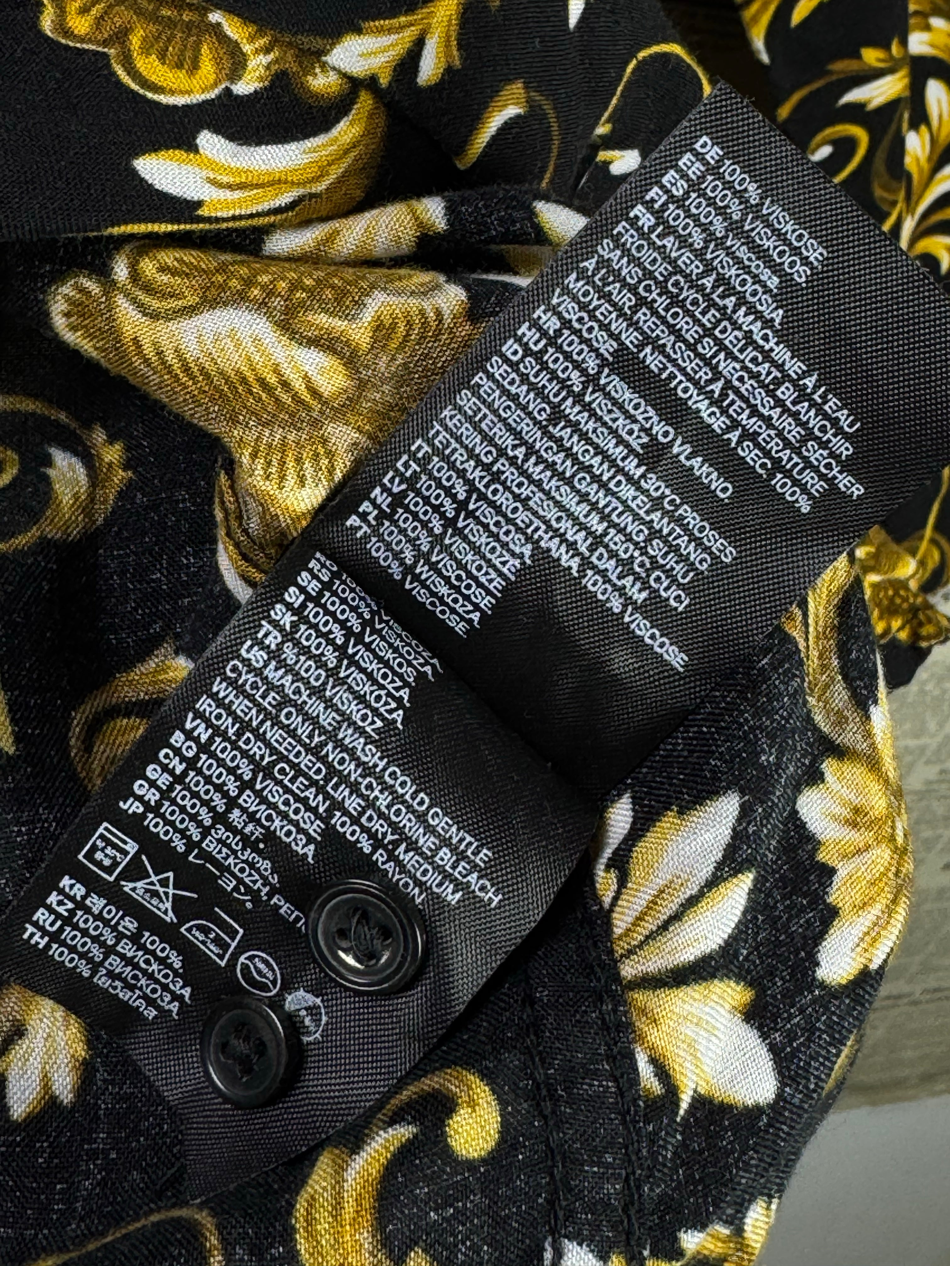 H&M® Small | Chest: 19" | Floral | Shirt | Viscose | 3763 - Genuine Maal