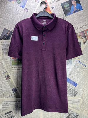 APT.9® XS | Chest: 18.5" | Purple | Golf Polo | Polyester | 4515 - Genuine Maal