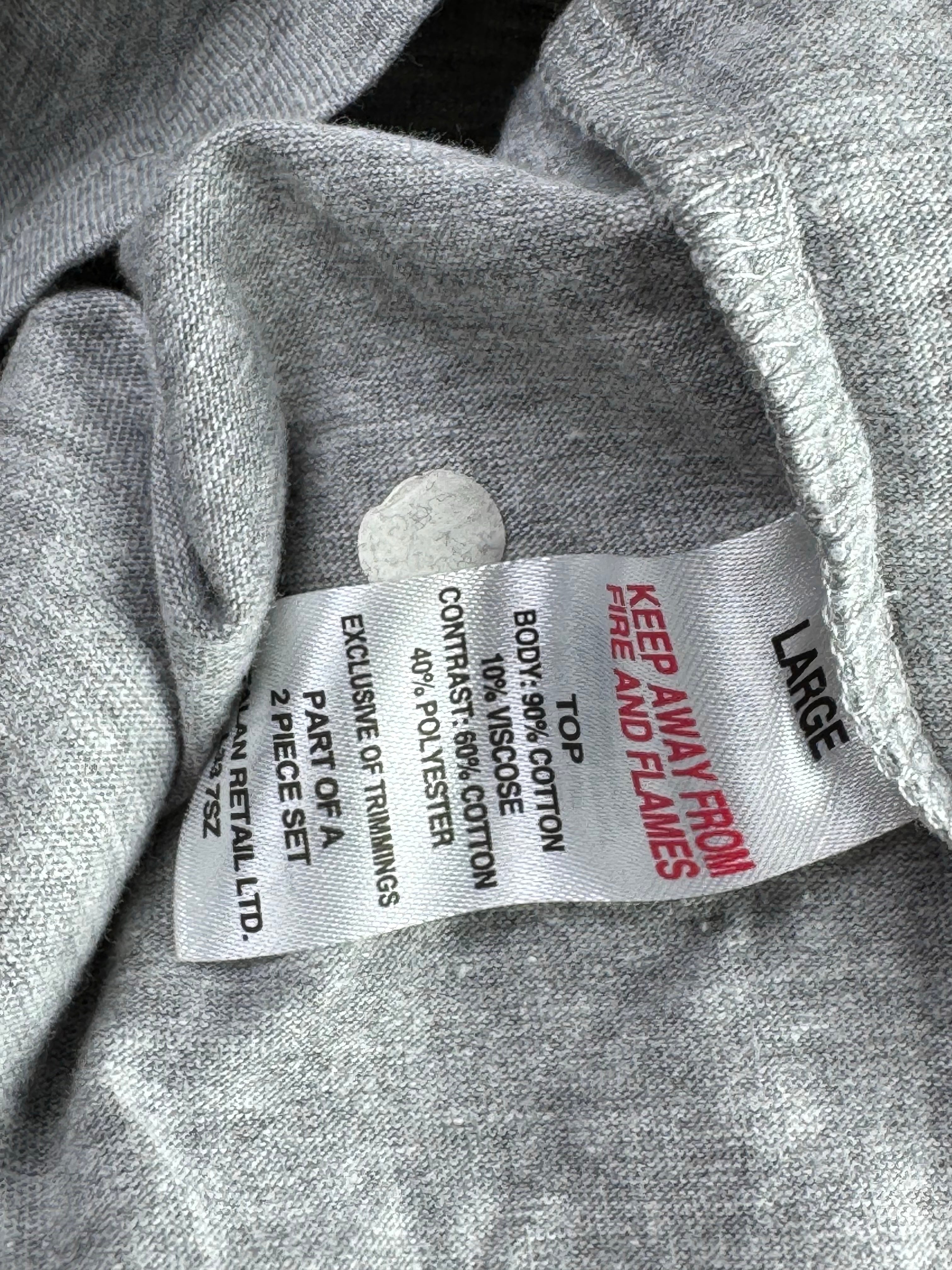 Sleep® Medium | Chest: 22" | Grey | T-Shirts | Cotton - Viscose | 4510 - Genuine Maal