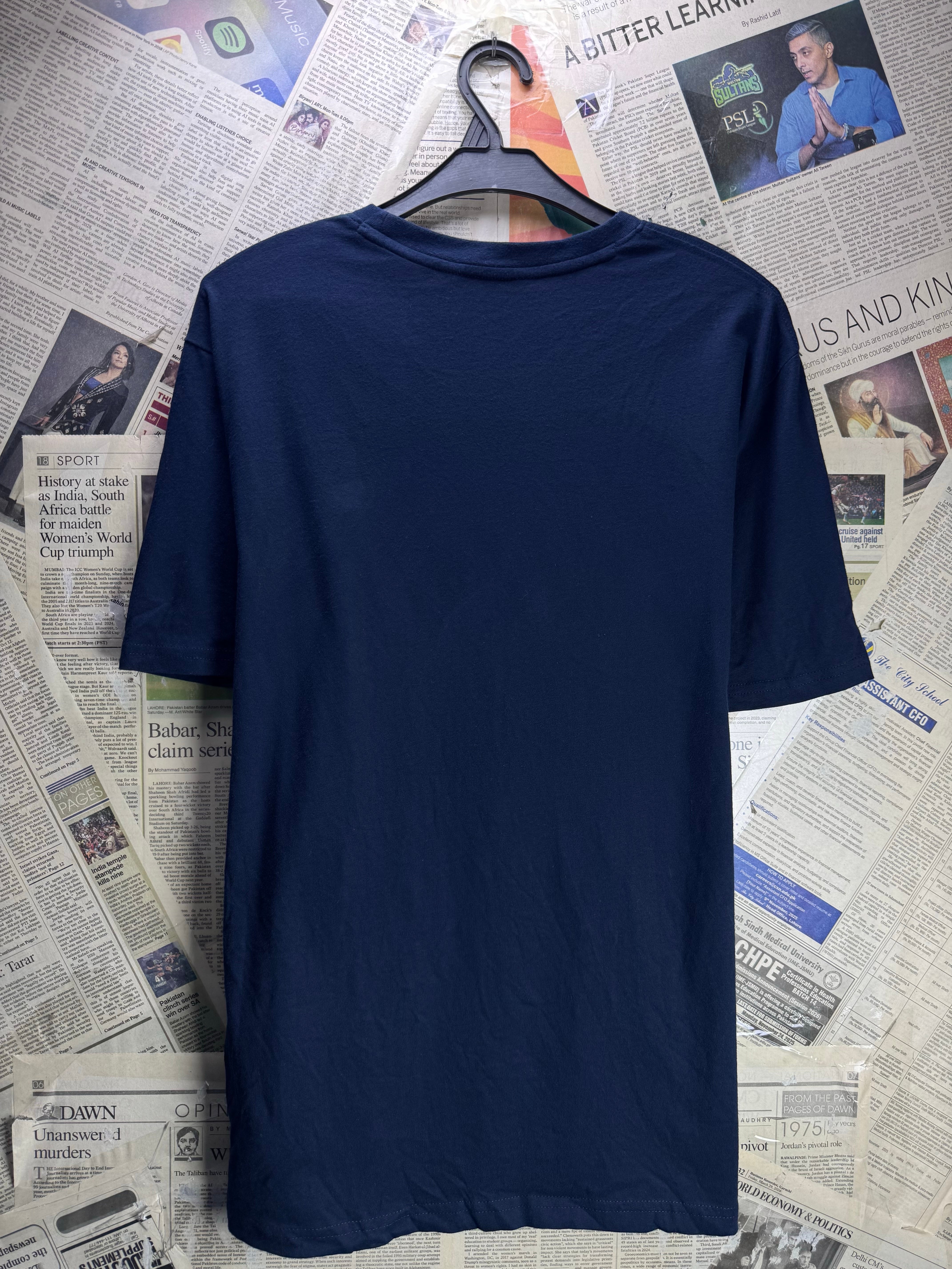 M&S® Medium | Chest: 21.5" | Black | T-Shirts | Cotton | 5097 - Genuine Maal