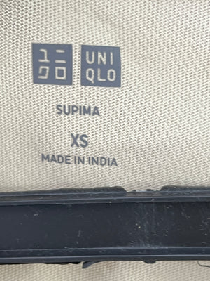 UNIQLO® Beige | Small | Chest: 19" | T71 - Genuine Maal