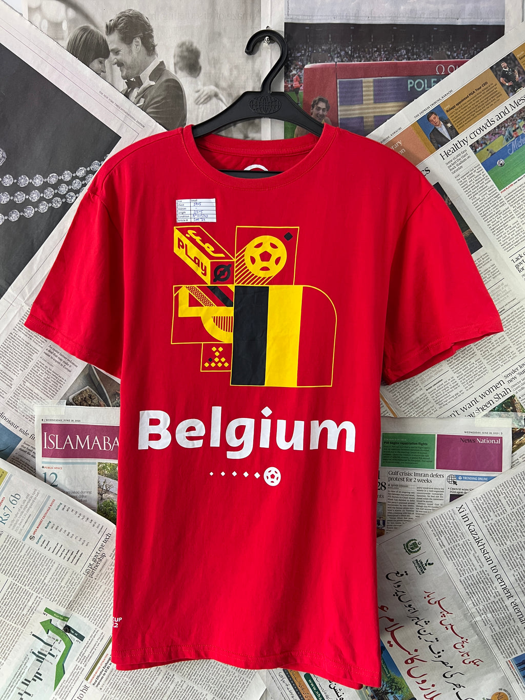 FIFA® Red | Small | Chest: 19.5" | T73 - Genuine Maal