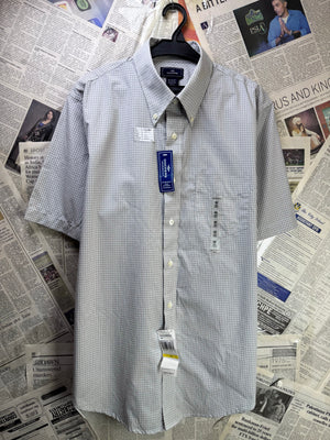 D*ckers® Medium | Chest: 22.5" | Grey Check | Shirt | Cotton - Poly | 3964 - Genuine Maal