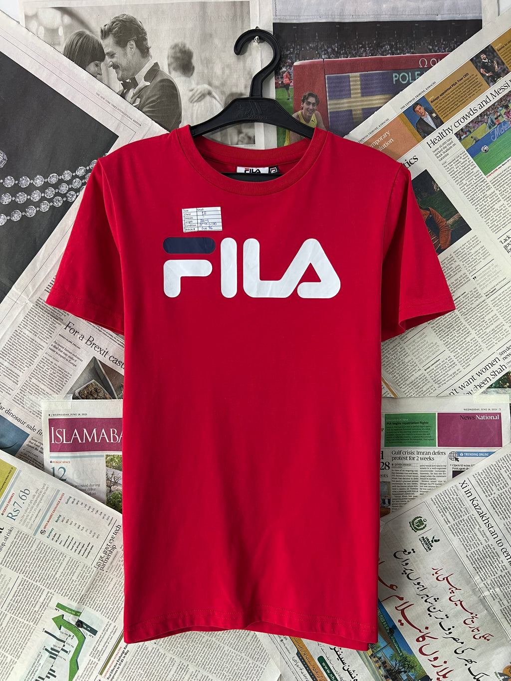 FILA® Red | XS | Chest: 18" | T76 - Genuine Maal