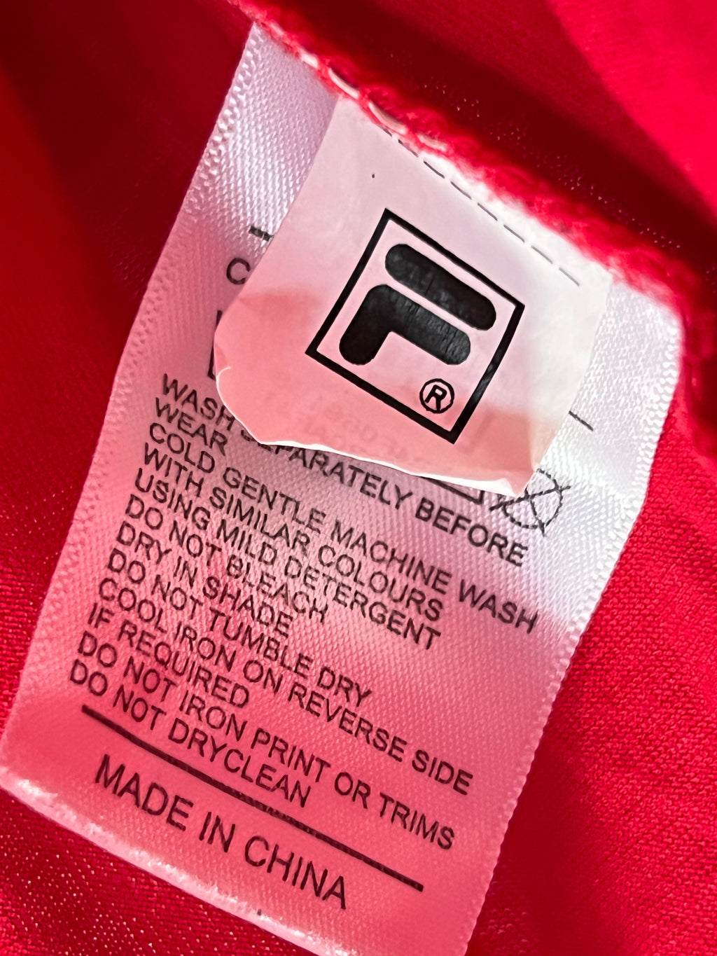 FILA® Red | XS | Chest: 18" | T76 - Genuine Maal