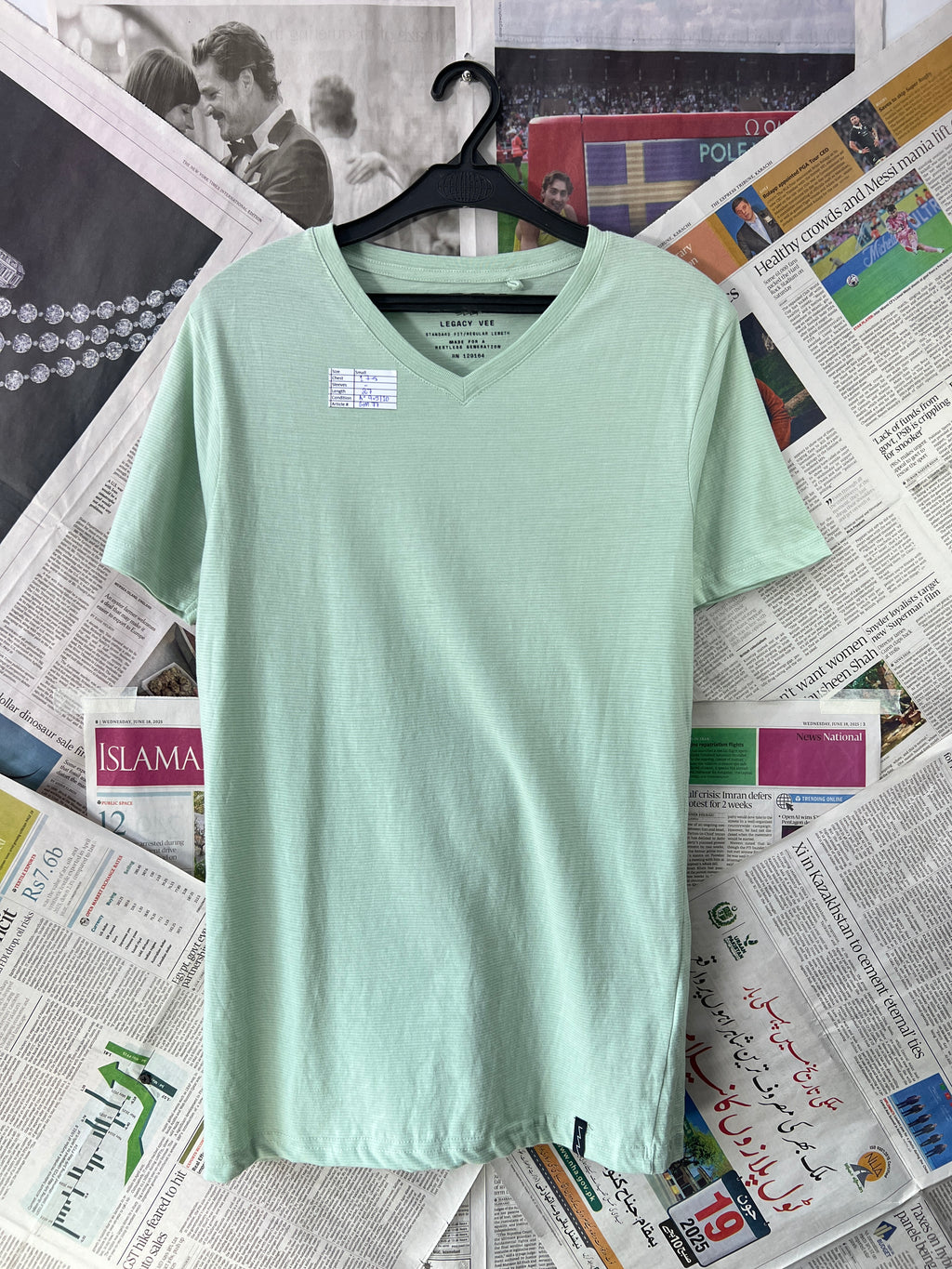 LEGACY VEE® Cucumber | XS | Chest: 17.5" | T77 - Genuine Maal