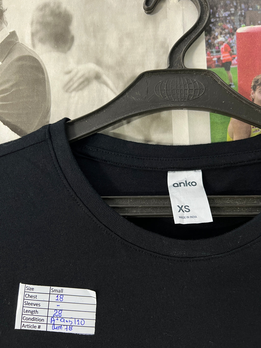 ANKO® Black | XS | Chest: 18" | T78 - Genuine Maal