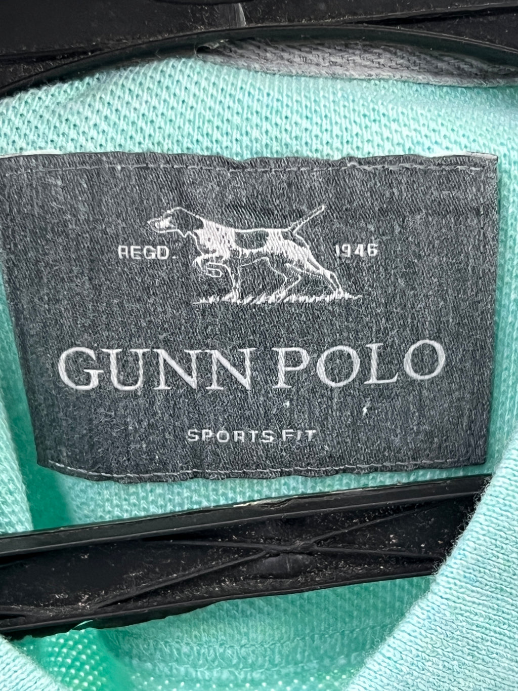 GUNN POLO® Cyan | Small | Chest: 20" | T82 - Genuine Maal