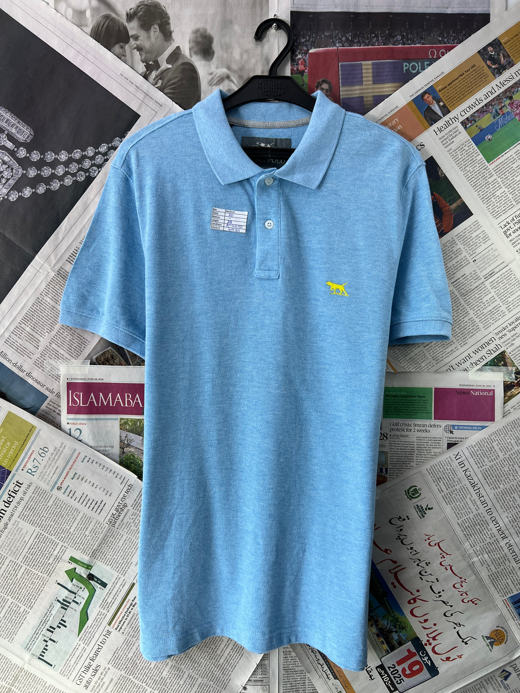 GUNN POLO® Blue | Small | Chest: 20" | T83 - Genuine Maal
