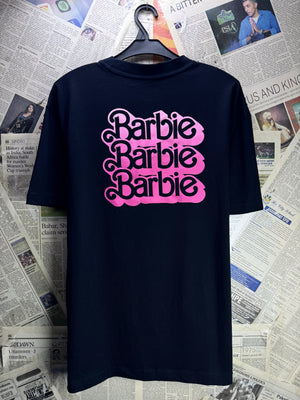 Barbie® XS | Chest: 21.5" | Black | T-Shirt | Cotton | 5319 - Genuine Maal