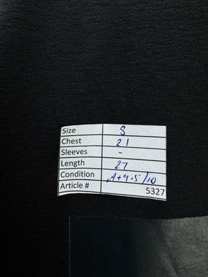 ® Small | Chest: 21" | Black | T-Shirt | Polyester | 5327 - Genuine Maal