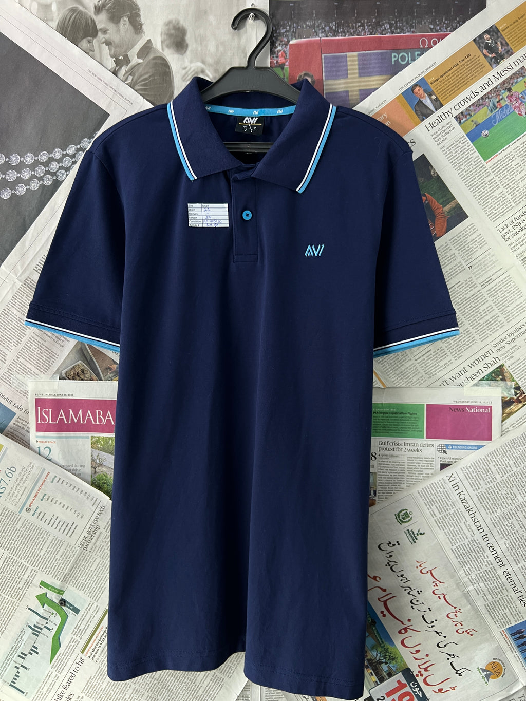 AVI® Navy | Small | Chest: 21" | T85 - Genuine Maal