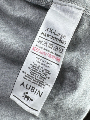 Aubin® Large | Chest: 23.5" | Grey | T-Shirt | Cotton | 4693 - Genuine Maal