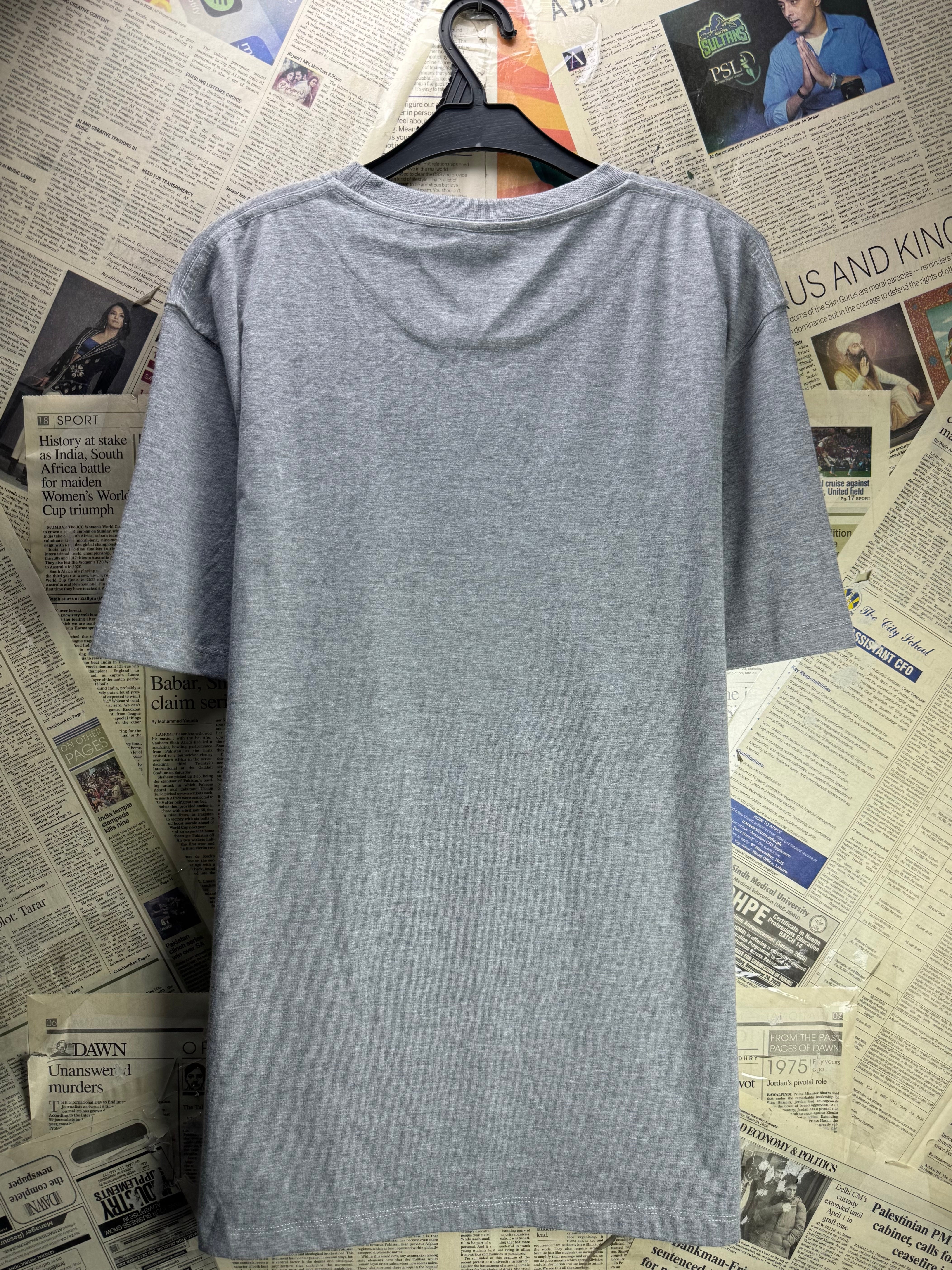 Aubin® Large | Chest: 23.5" | Grey | T-Shirt | Cotton | 4693 - Genuine Maal