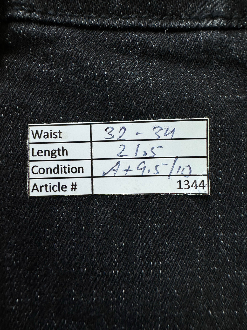 A.Zavetti® Waist: 32" to 34" | Black | Distressed Denim Shorts | Cotton - Poly - Visc - Elastane | 1344 - Genuine Maal