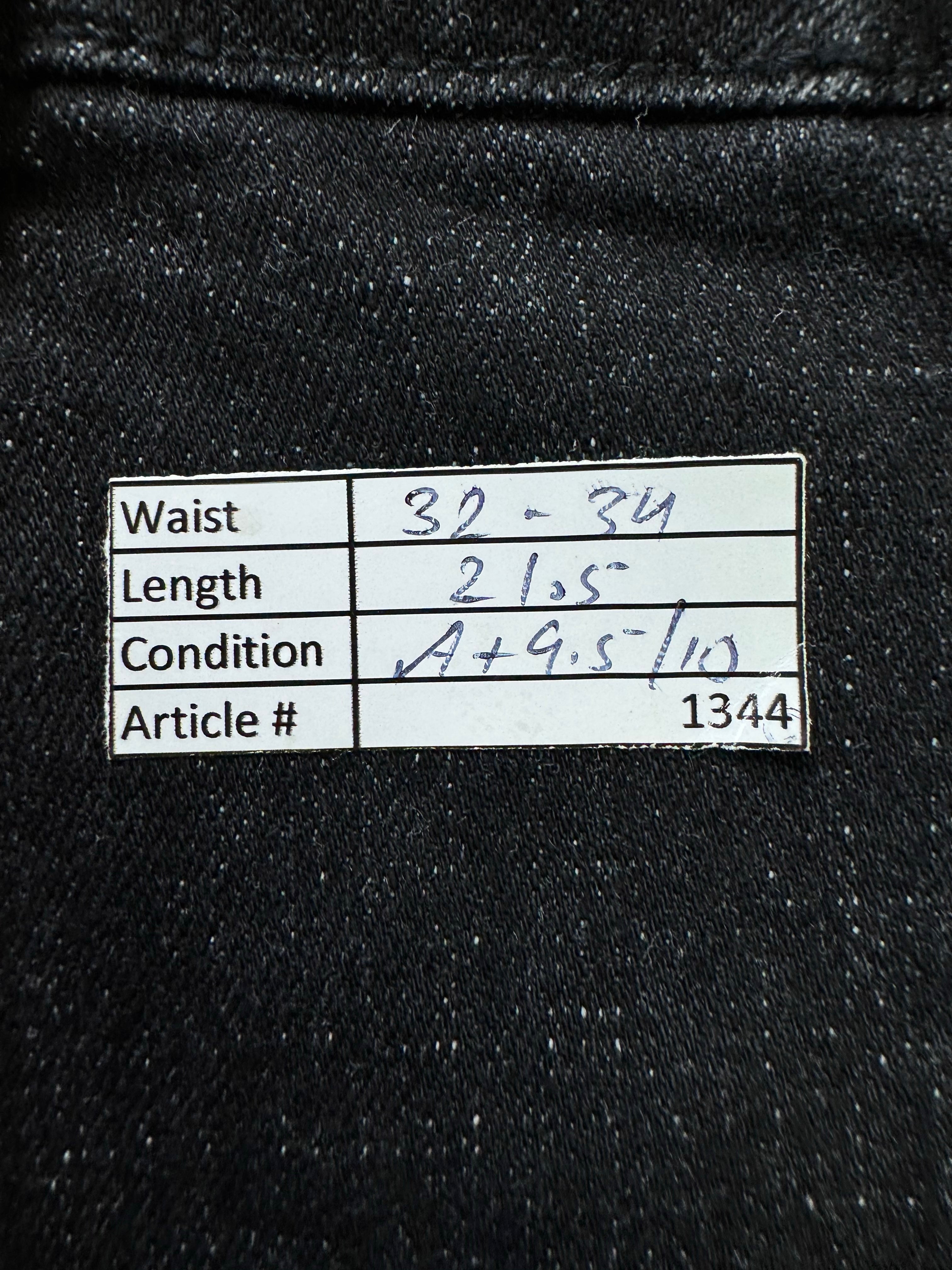 A.Zavetti® Waist: 32" to 34" | Black | Distressed Denim Shorts | Cotton - Poly - Visc - Elastane | 1344 - Genuine Maal