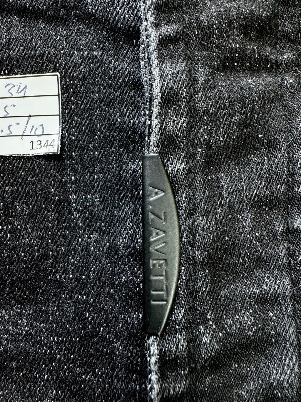 A.Zavetti® Waist: 32" to 34" | Black | Distressed Denim Shorts | Cotton - Poly - Visc - Elastane | 1344 - Genuine Maal