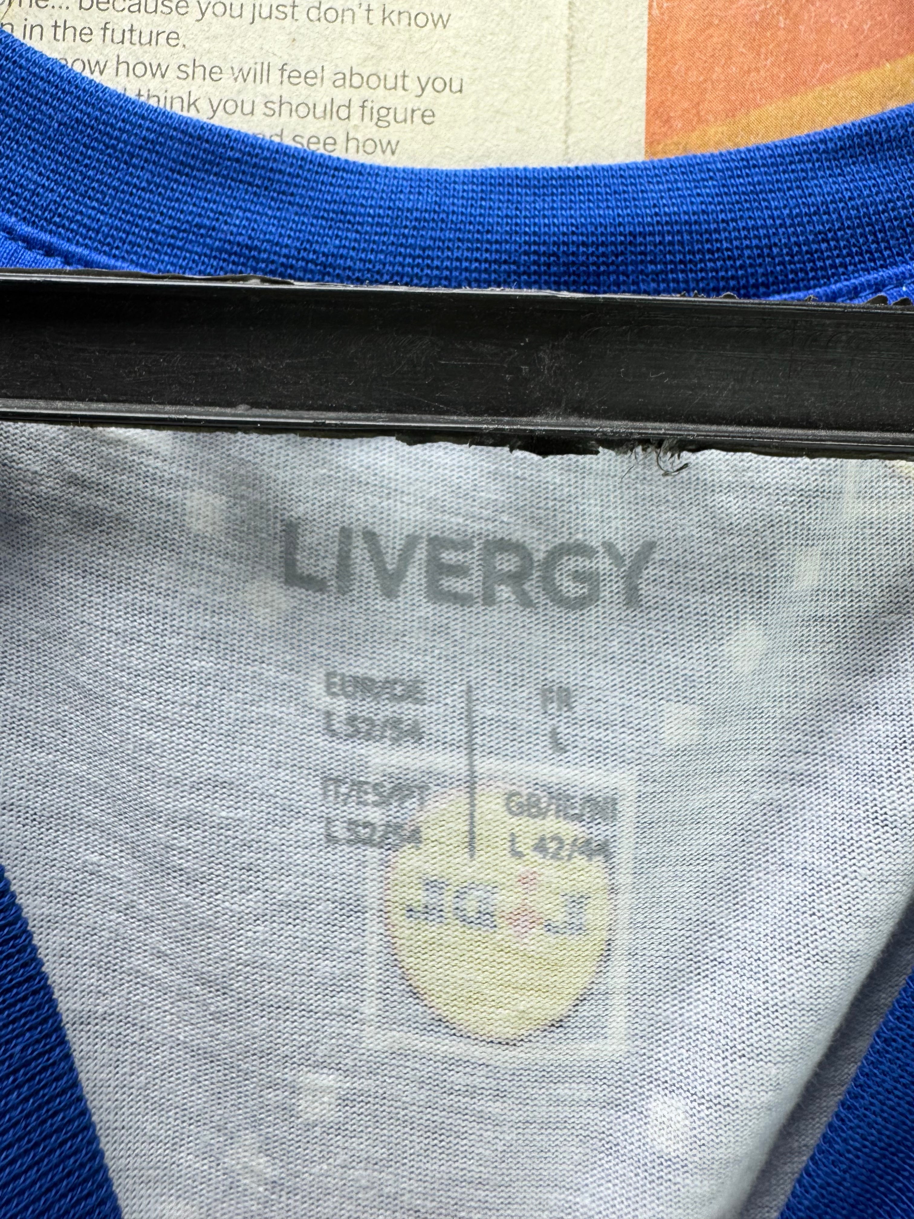 Livergy® Large | Chest: 24" | Blue | T-Shirt | Cotton | 4513 - Genuine Maal