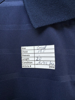Almas® Small | Chest: 19.5" | Blue | Sports Polo | Poly | 3958 - Genuine Maal