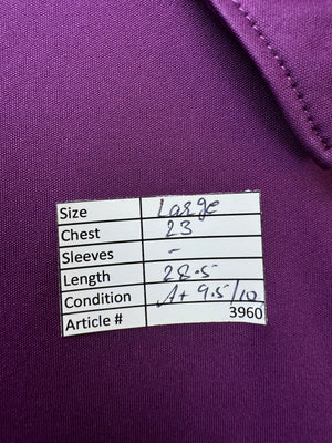 P*ma® Large | Chest: 23" | Dark Violet with Aztec Pattern | Golf Polo | Poly | 3960 - Genuine Maal
