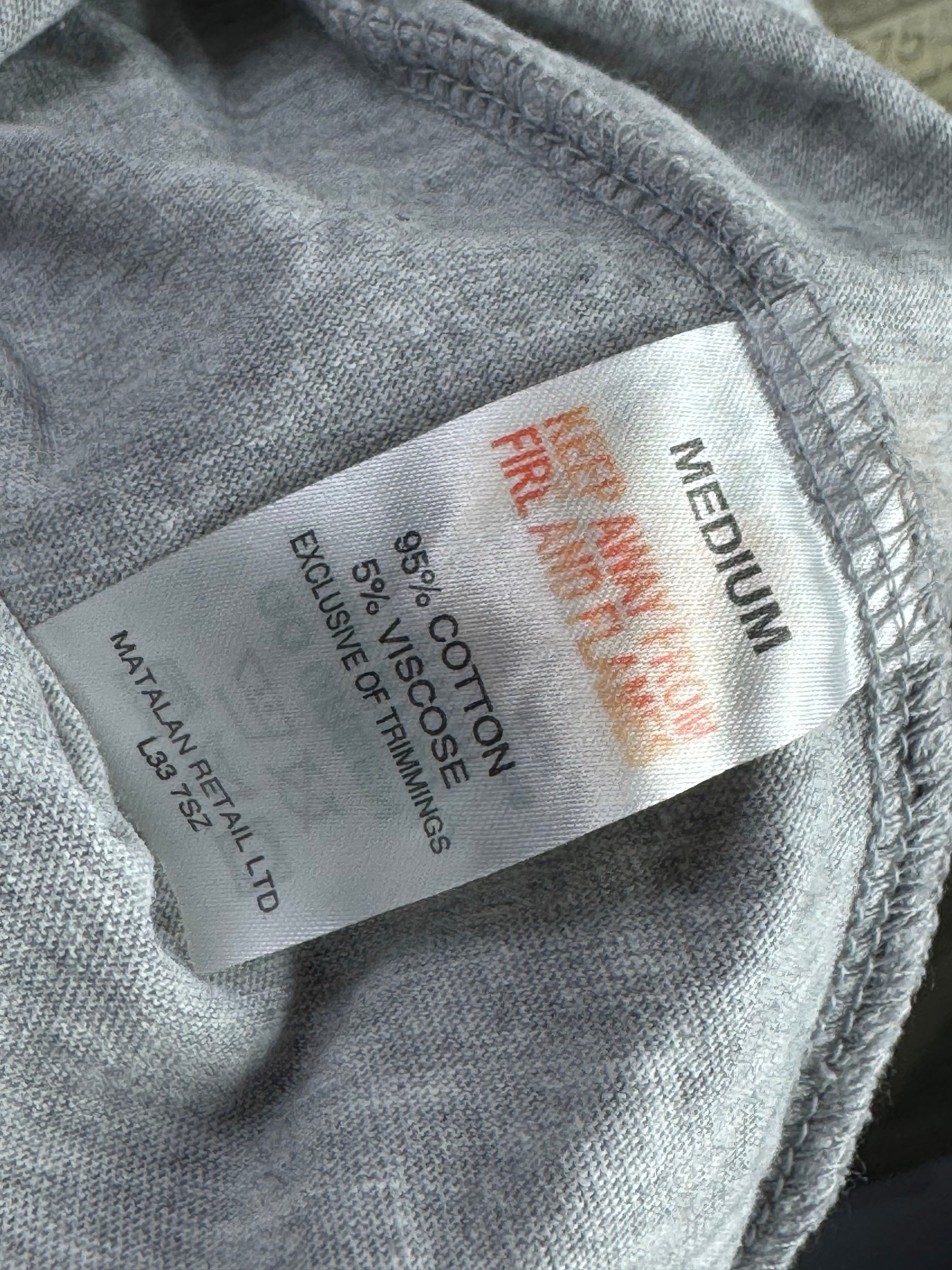 ACW85® Medium | Chest: 21.5" | Grey | T-Shirts | Cotton - Viscose | 4503 - Genuine Maal