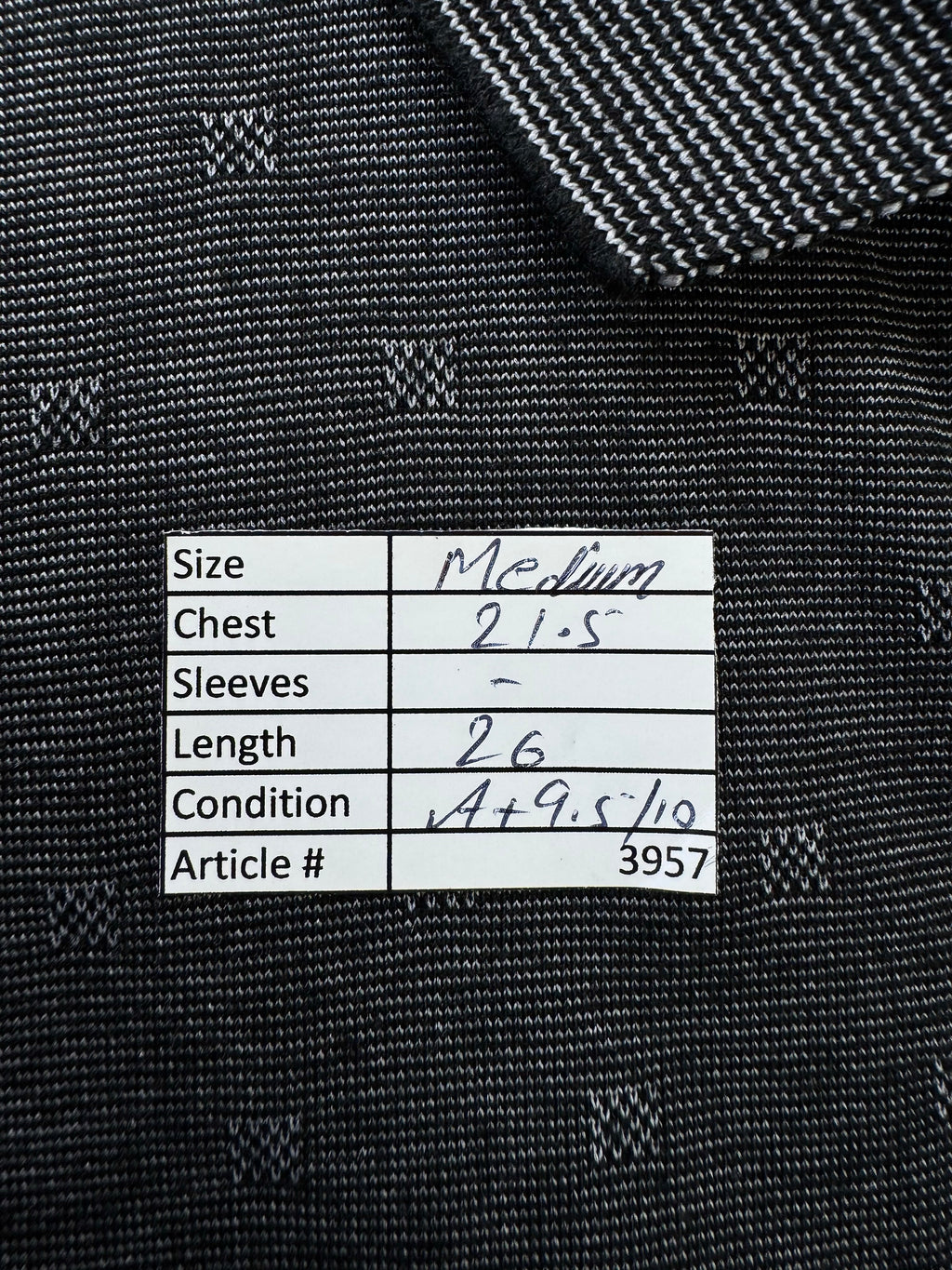 Van Heusen® Medium | Chest: 21.5" | Grey | Polo | Cotton - Poly | 3957 - Genuine Maal