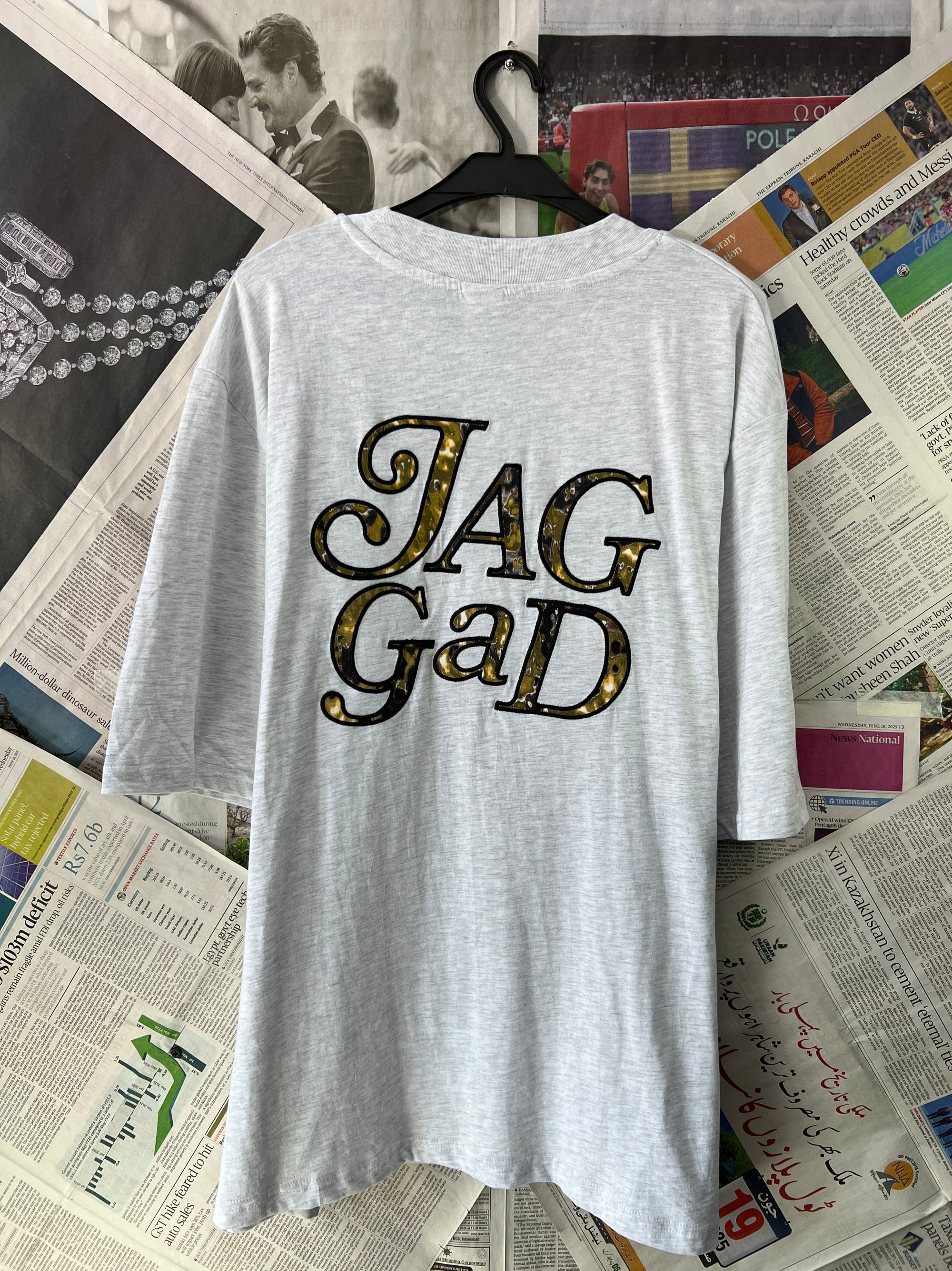 JAGGAD® Grey | XL | Chest: 25.5" | T96 - Genuine Maal