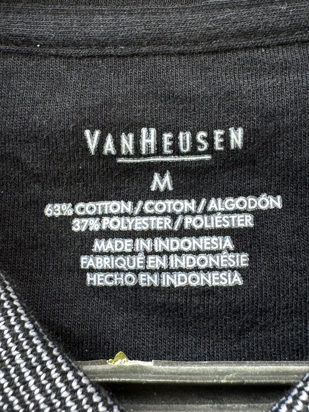 Van Heusen® Medium | Chest: 21.5" | Grey | Polo | Cotton - Poly | 3957 - Genuine Maal