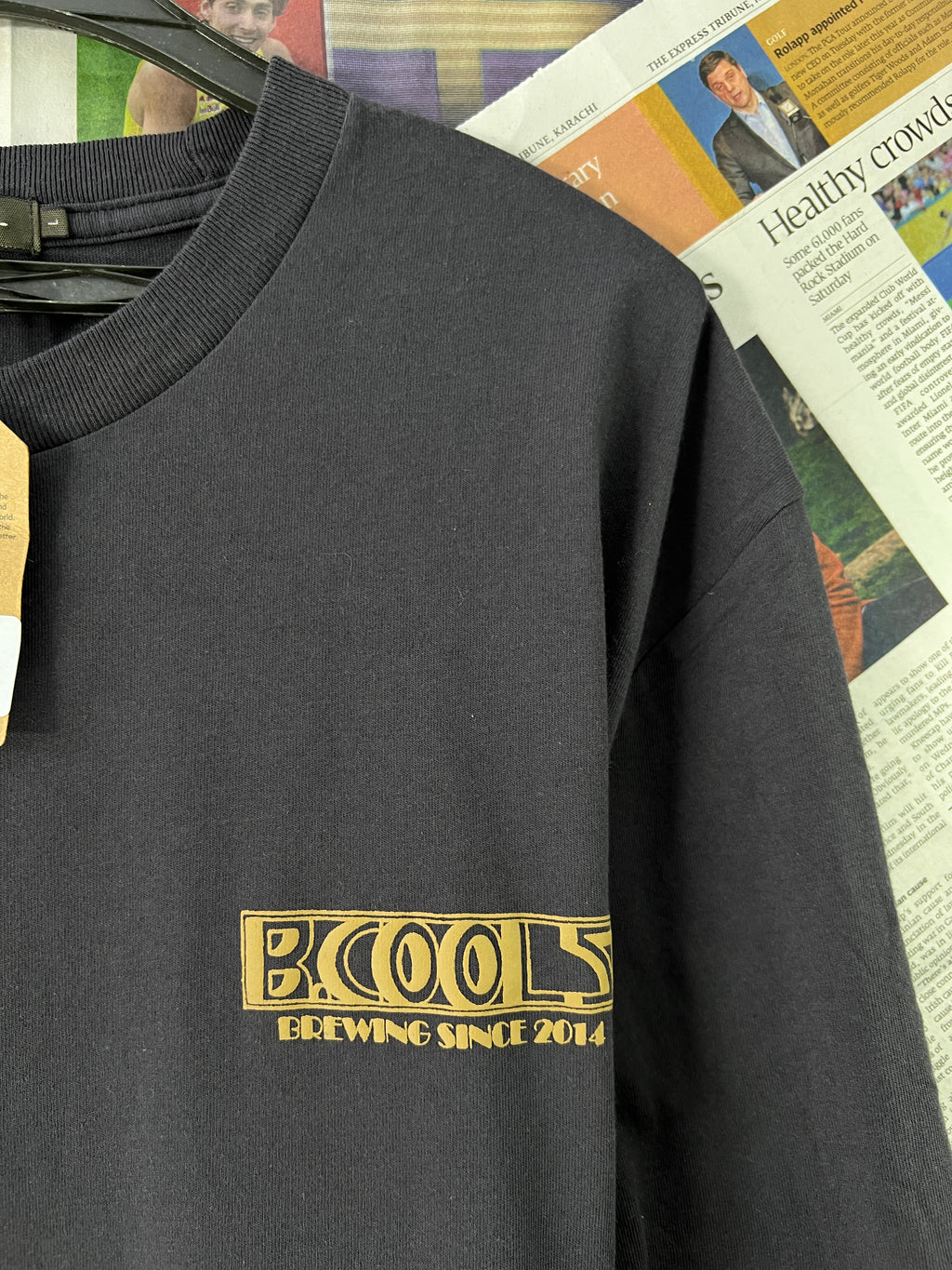 BARNEY COOLS® Vintage Black | Large | Chest: 23.5" | T97 - Genuine Maal