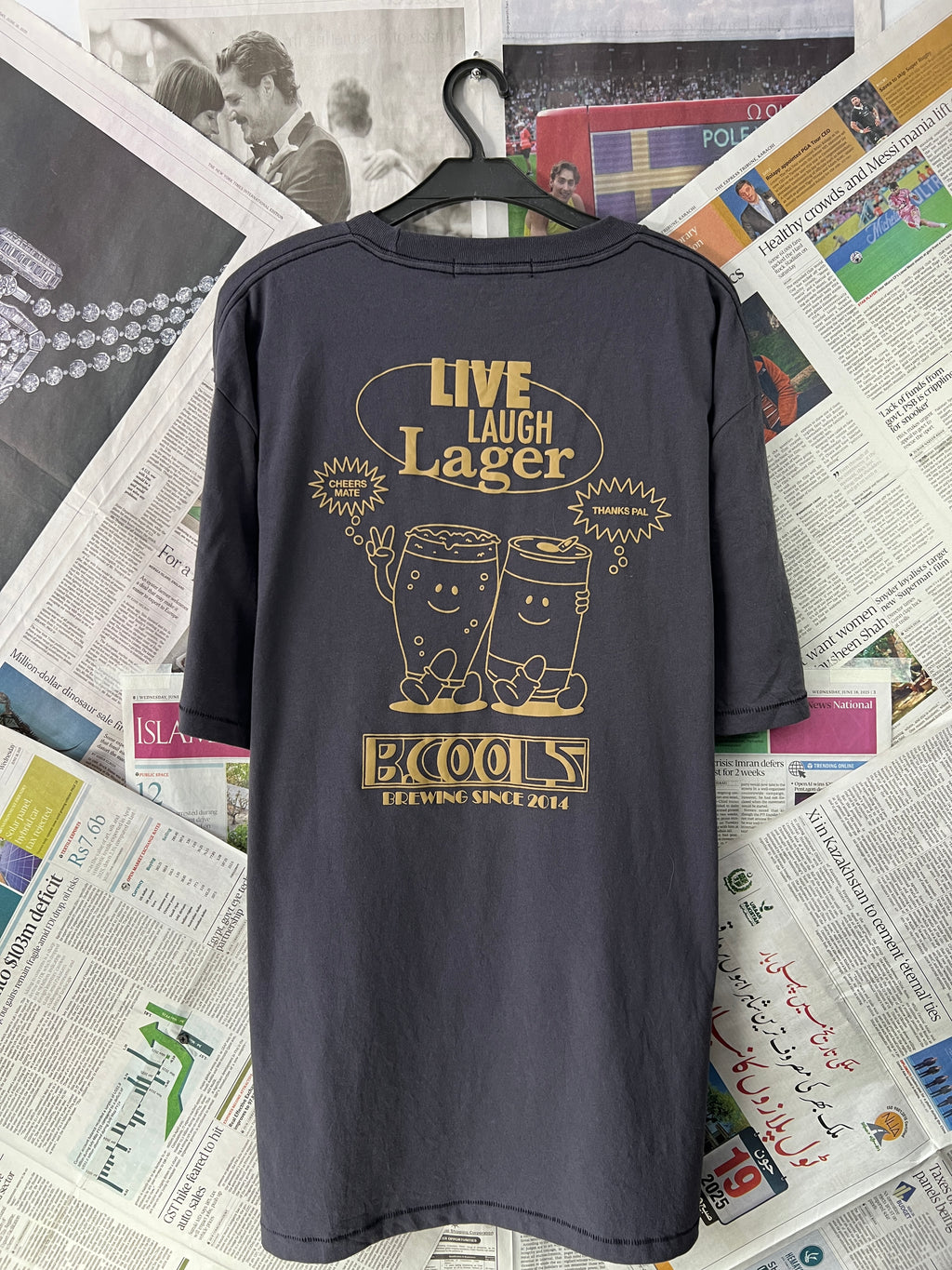 BARNEY COOLS® Vintage Black | Large | Chest: 23.5" | T97 - Genuine Maal