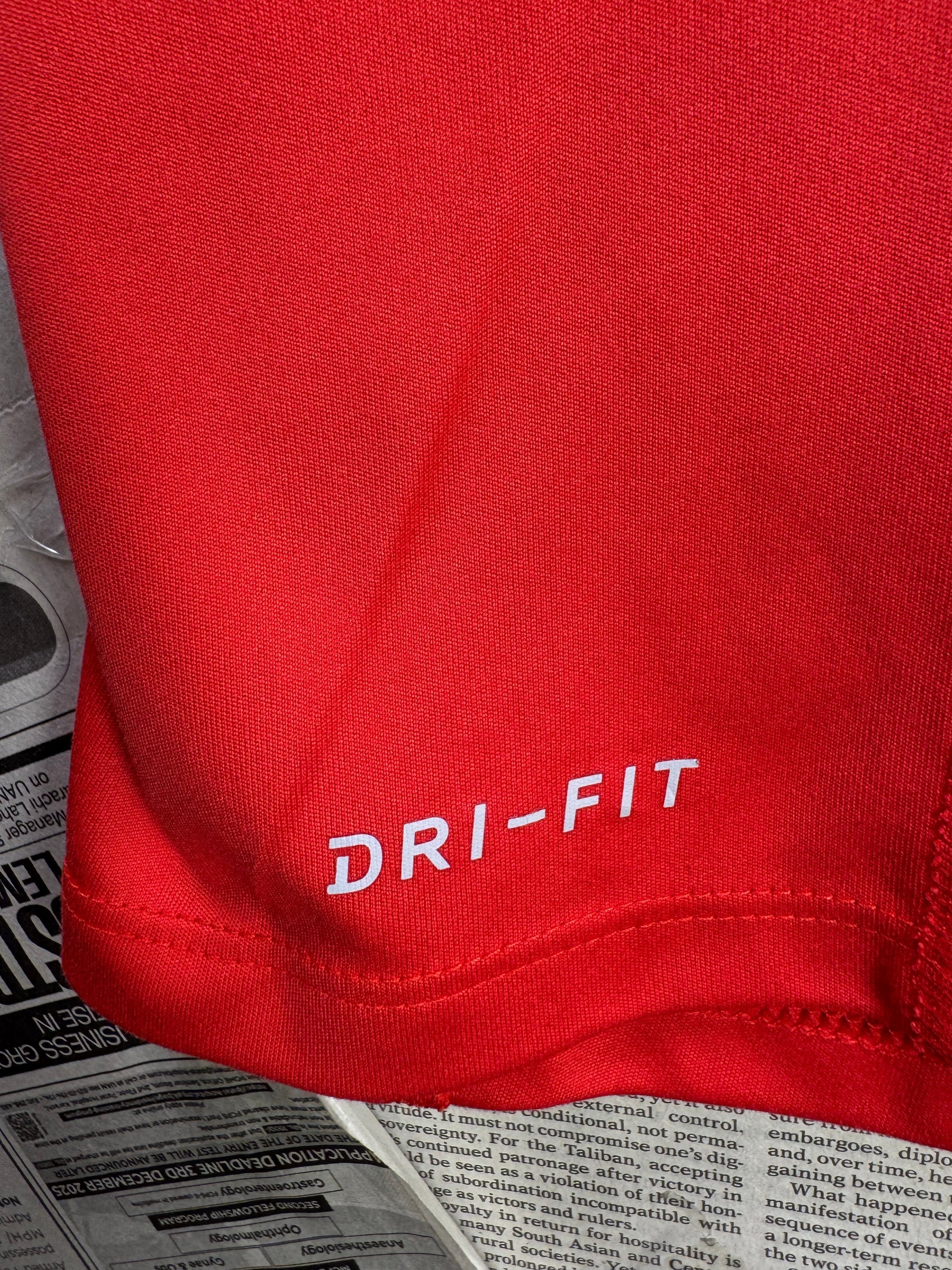 N*ke® Medium | Chest: 22" | Red - Orange | Dri - Fit Sports Tango | Poly | 3955 - Genuine Maal